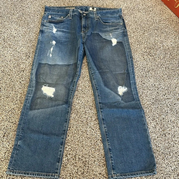 AG “The Drew” Straight Leg Boyfriend Jeans, Like New, Size 28R - Picture 6 of 8